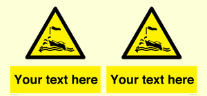 Custom Warning wind over tide conditions